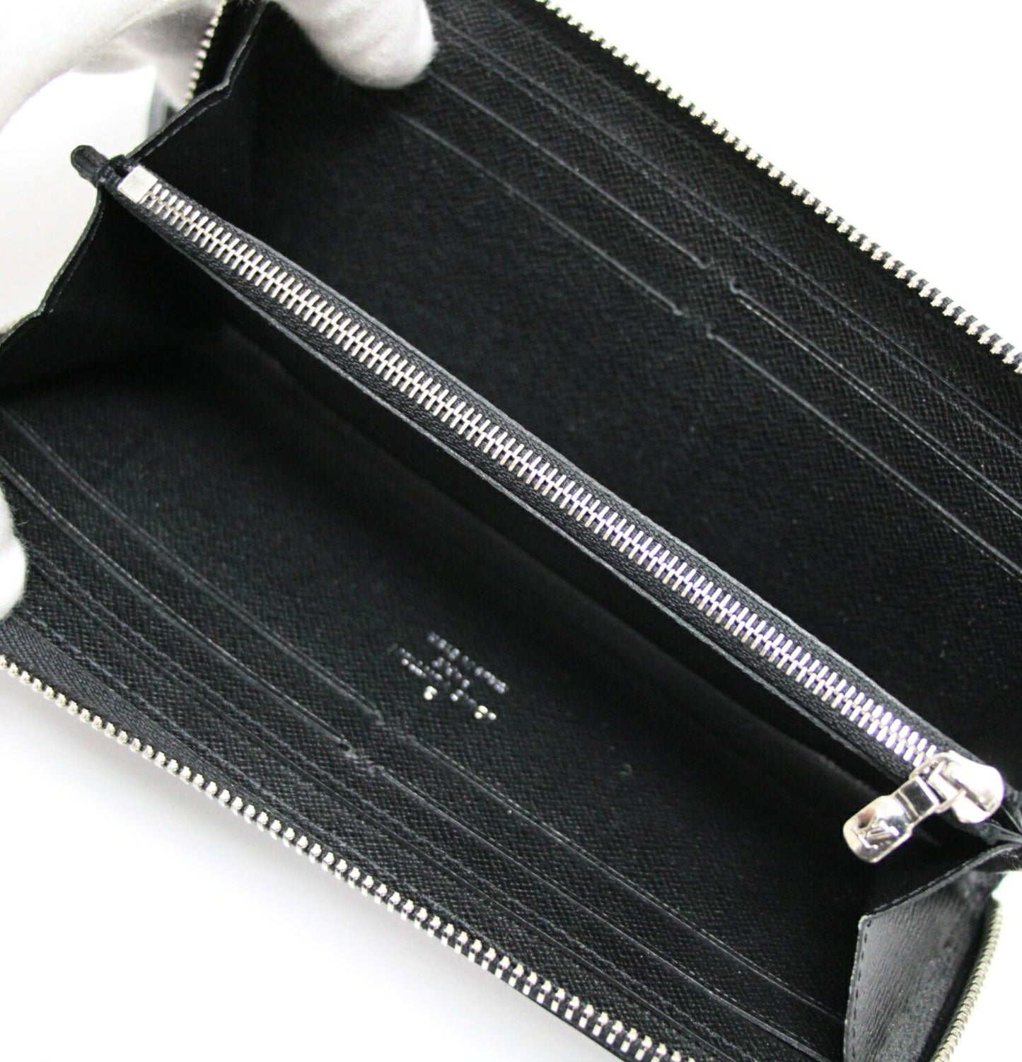 Louis Vuitton Epi Portefeuille Wallet Black Size ONE SIZE