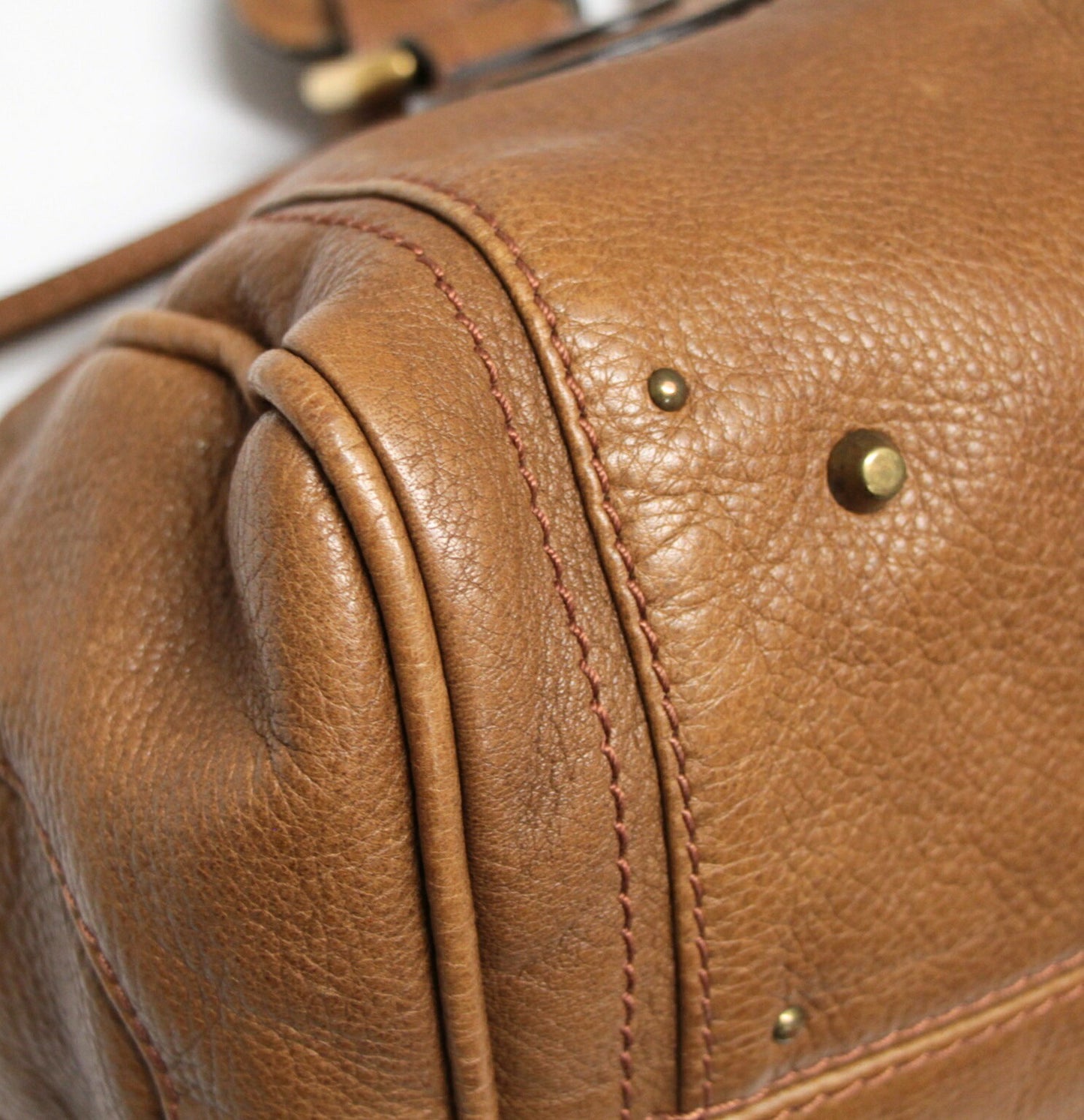 Chloe Paddington Leather Handbag Brown Size ONE SIZE