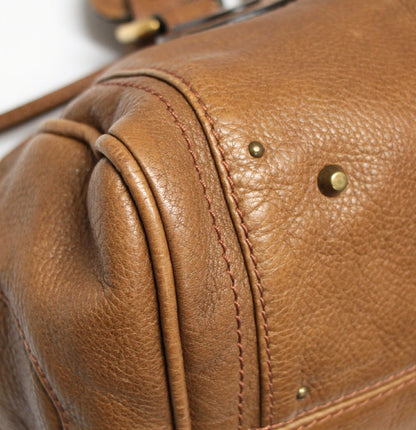 Chloe Paddington Leather Handbag Brown Size ONE SIZE