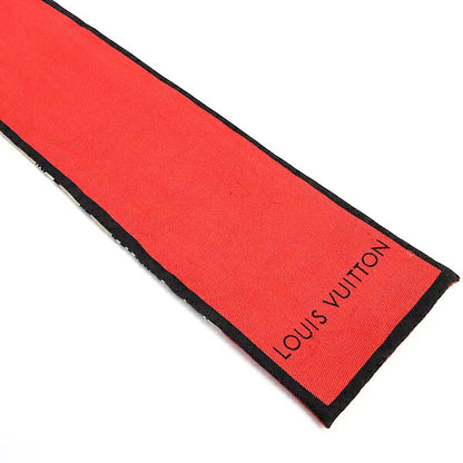 Louis Vuitton Bandeau Trunk Silk Beige Red Scarf Size ONE SIZE