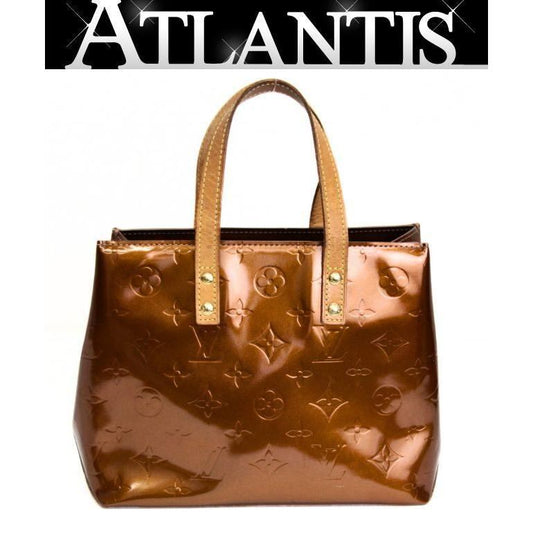 Louis Vuitton Vernis Reade PM Handbag Bronze Size ONE SIZE