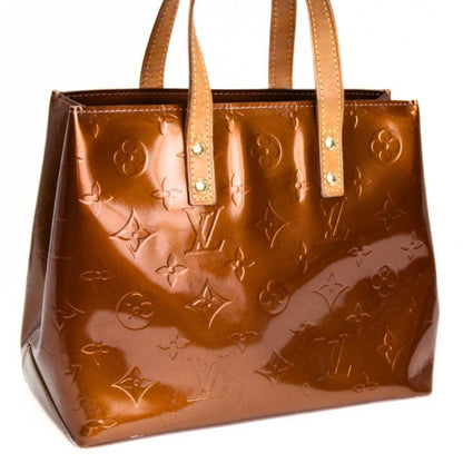 Louis Vuitton Vernis Reade PM Handbag Bronze Size ONE SIZE