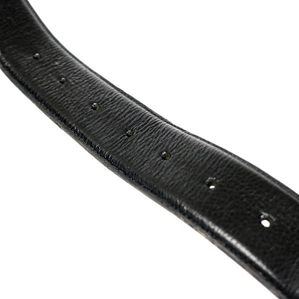 CHROME HEARTS 1.5 Leather Belt Strap Black Size 40
