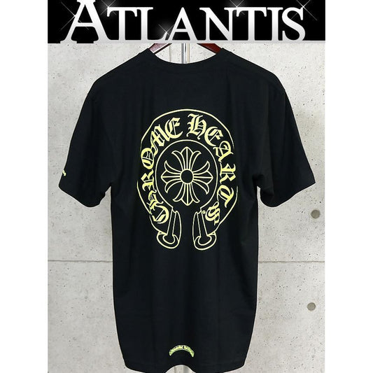 CHROME HEARTS CH Horseshoe Print T-Shirt Black Size L