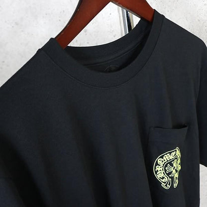 CHROME HEARTS CH Horseshoe Print T-Shirt Black/Yellow Size M