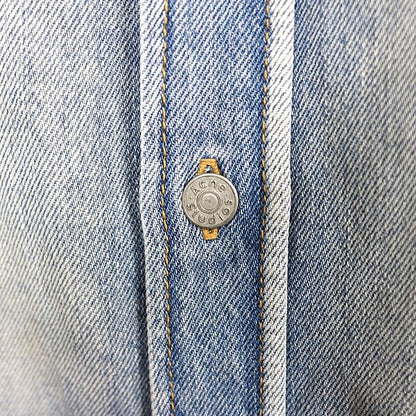 Acne Studios Vintage Washed Denim Long Shirt Blue Size M