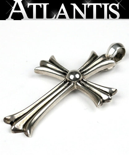 CHROME HEARTS Large Cross w/ Pendant Silver Size ONE SIZE