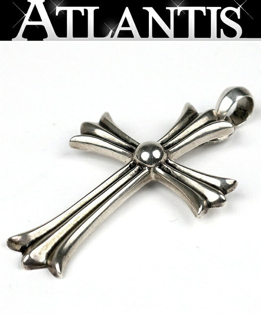 CHROME HEARTS Large Cross w/ Pendant Silver Size ONE SIZE