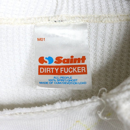 SAINT MICHAEL COCO Double Face Hoodie White Size L