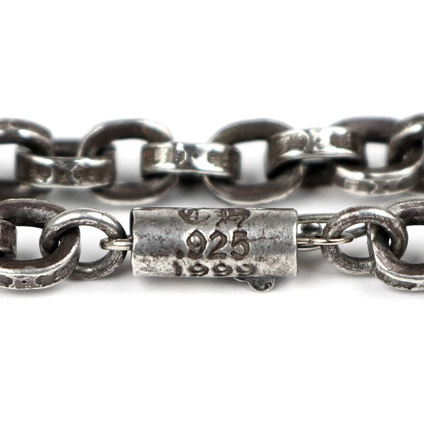 CHROME HEARTS Paper Chain 24" Silver Necklace Size ONE SIZE