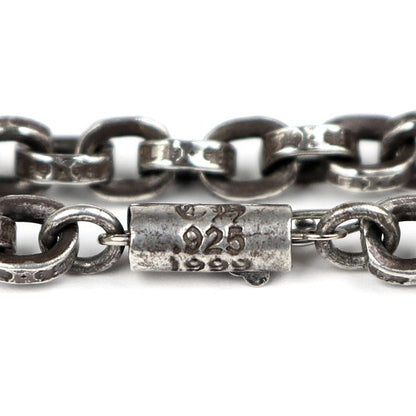 CHROME HEARTS Paper Chain 24" Silver Necklace Size ONE SIZE
