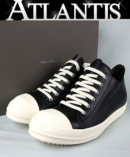 RICK OWENS RU02F4891 LCO Low Sneakers Black Size EU 43