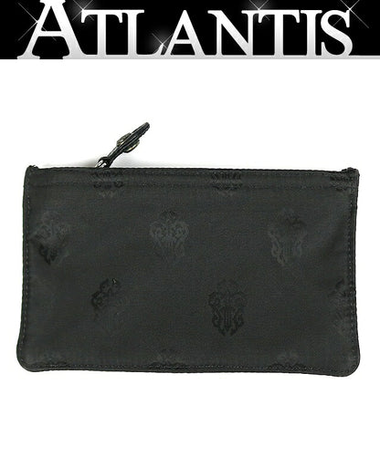 CHROME HEARTS Vine Dagger Nylon Purse Black Size ONE SIZE