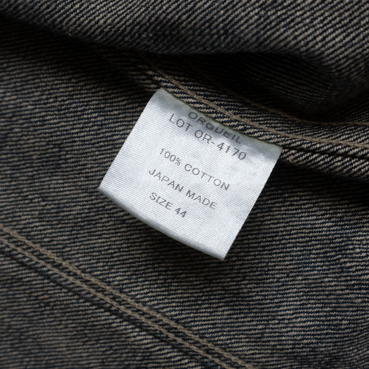 Orgueil 44 DENIM JACKET Size 44