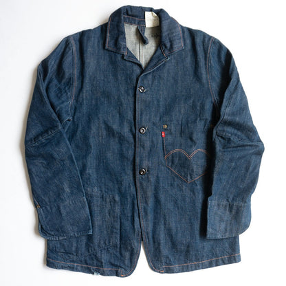 LEVI'S RED Denim Sack Coat Jacket Size L