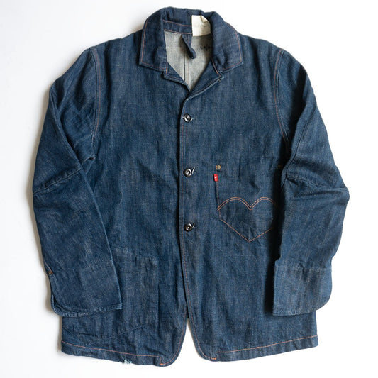 LEVI'S RED Denim Sack Coat Jacket Size L