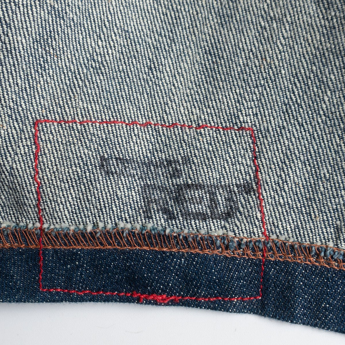 LEVI'S RED Denim Sack Coat Jacket Size L