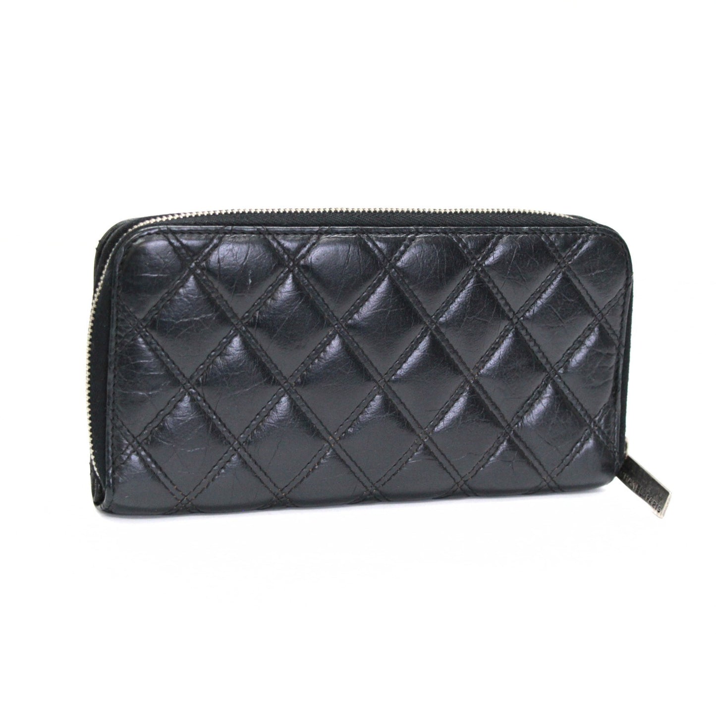 CHANEL Paris New York Matelasse Zip Wallet Size ONE SIZE
