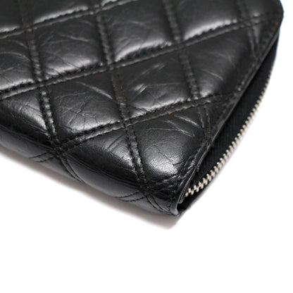 CHANEL Paris New York Matelasse Zip Wallet Size ONE SIZE
