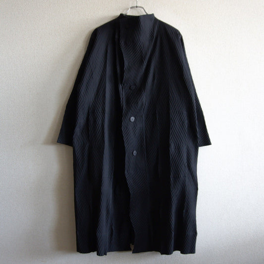 A-POC ISSEY MIYAKE Structured Long Coat Size 1
