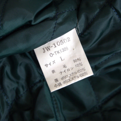 VAN JAC Leather-sleeved varsity jacket Size L