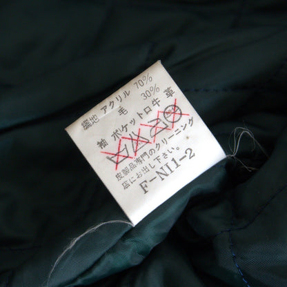 VAN JAC Leather-sleeved varsity jacket Size L