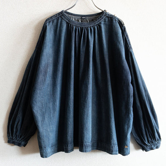 45R Mon Petit Denim Relaxed Fit Blouse Size 28