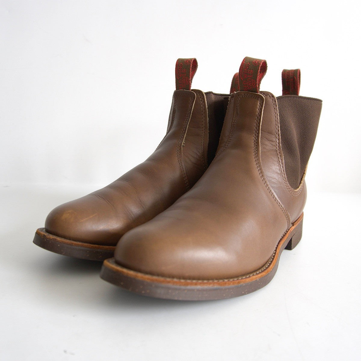 REDWING 90s 8191 Chelsea Rancher Side-Gore Boots Size 8