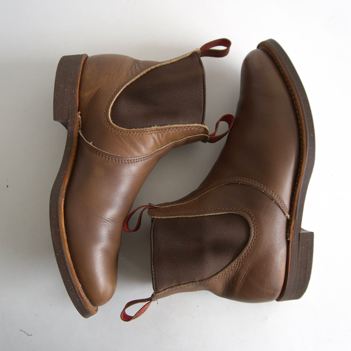 REDWING 90s 8191 Chelsea Rancher Side-Gore Boots Size 8
