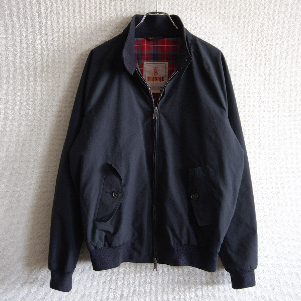 BARACUTA G9 Harrington Jacket Black Size 38