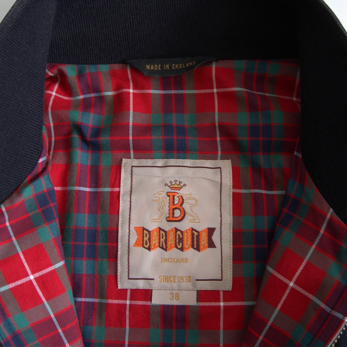 BARACUTA G9 Harrington Jacket Black Size 38