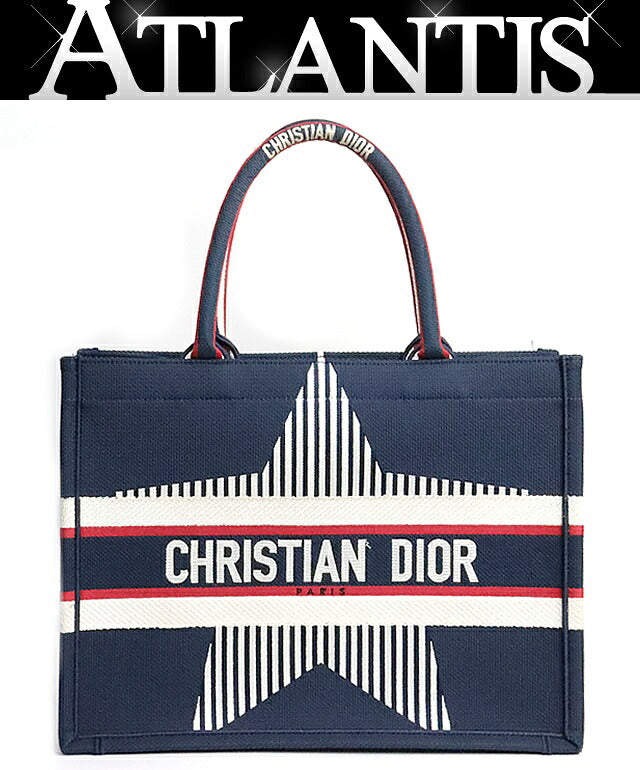 Christian Dior Alps Star Canvas Bag Medium Size ONE SIZE