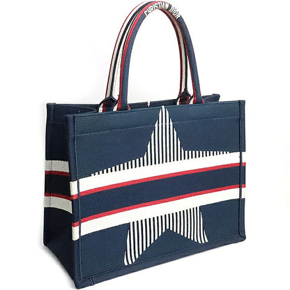 Christian Dior Alps Star Canvas Bag Medium Size ONE SIZE