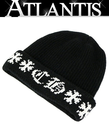 CHROME HEARTS Big Daddy Cashmere Knit Beanie Black