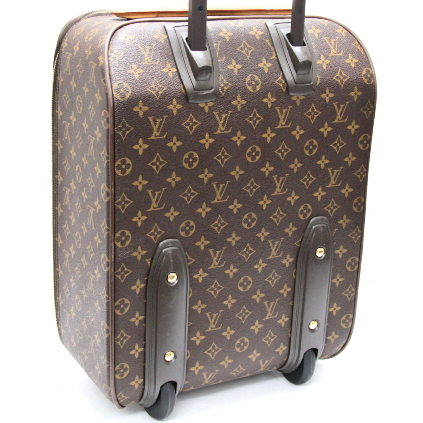 LOUIS VUITTON Monogram Pegase 45 Luggage Brown Bag Size ONE SIZE