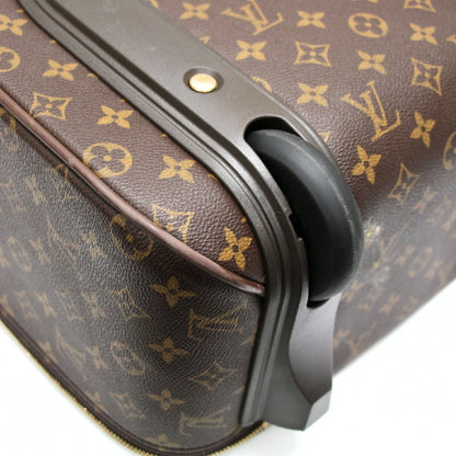 LOUIS VUITTON Monogram Pegase 45 Luggage Brown Bag Size ONE SIZE