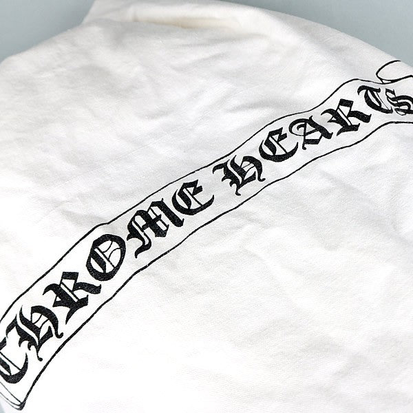 CHROME HEARTS Scroll Label Print Bag White Size ONE SIZE