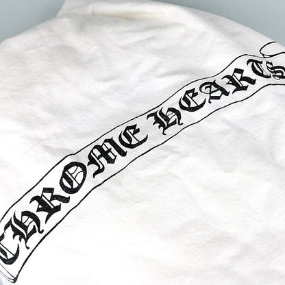 CHROME HEARTS Scroll Label Print Bag White Size ONE SIZE