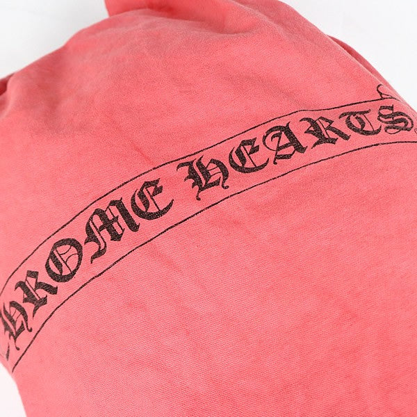 CHROME HEARTS Scroll Label Print Bag Pink Size ONE SIZE
