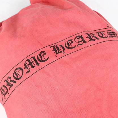 CHROME HEARTS Scroll Label Print Bag Pink Size ONE SIZE