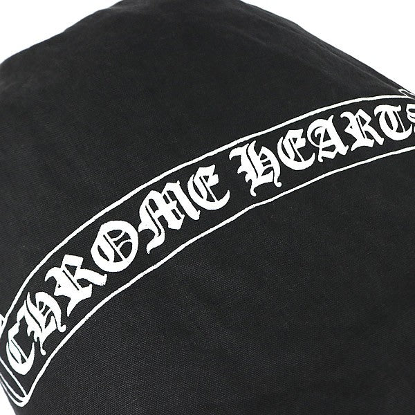 CHROME HEARTS Scroll Label Print Bag Black Size ONE SIZE