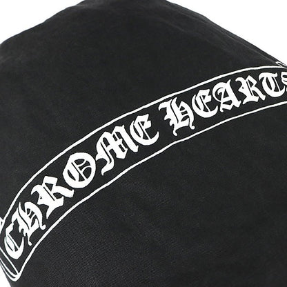 CHROME HEARTS Scroll Label Print Bag Black Size ONE SIZE