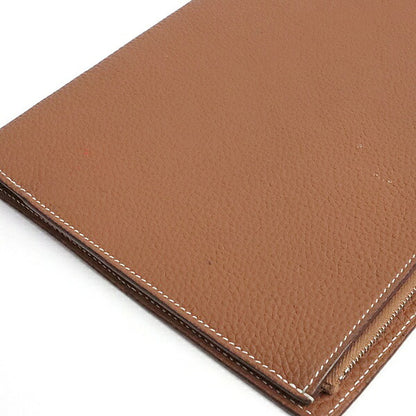HERMES Togo EA Zip Notebook Cover Gold