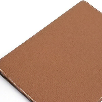 HERMES Togo EA Zip Notebook Cover Gold