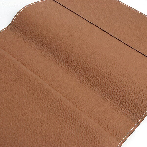 HERMES Togo EA Zip Notebook Cover Gold