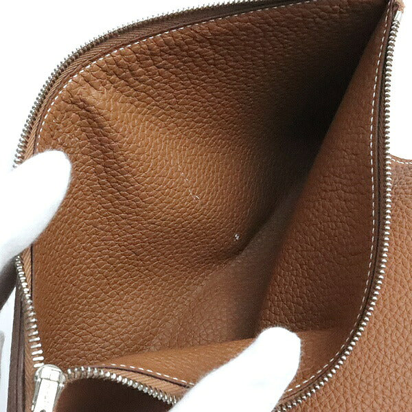 HERMES Togo EA Zip Notebook Cover Gold