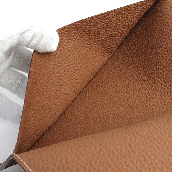HERMES Togo EA Zip Notebook Cover Gold