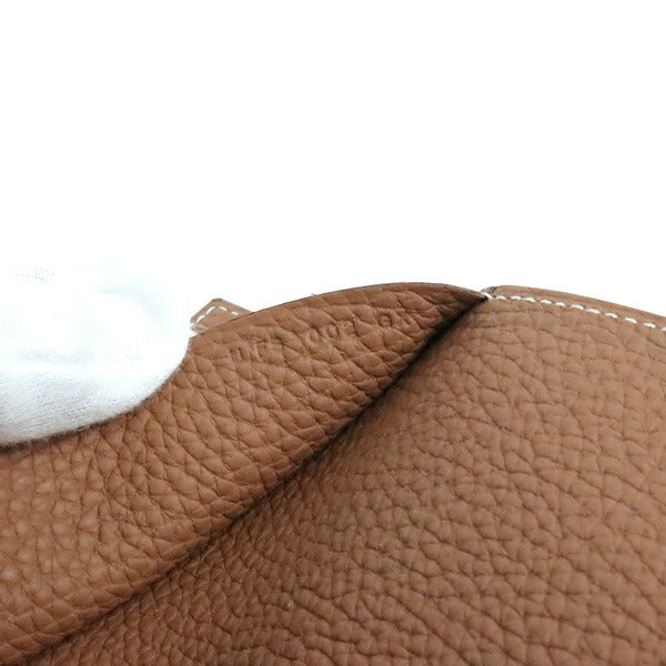 HERMES Togo EA Zip Notebook Cover Gold