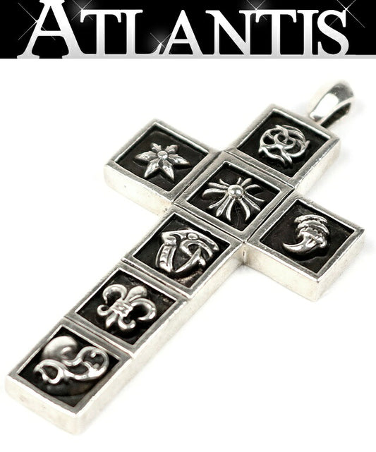 CHROME HEARTS Multi Framed Cross Silver Charm Size ONE SIZE