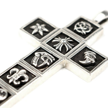 CHROME HEARTS Multi Framed Cross Silver Charm Size ONE SIZE